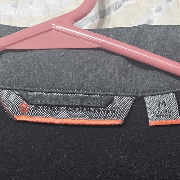 Free Country Jacket Mens Medium Gray Softshell Fleece Lined Gorpcore Outdoors - Picture 3 of 9